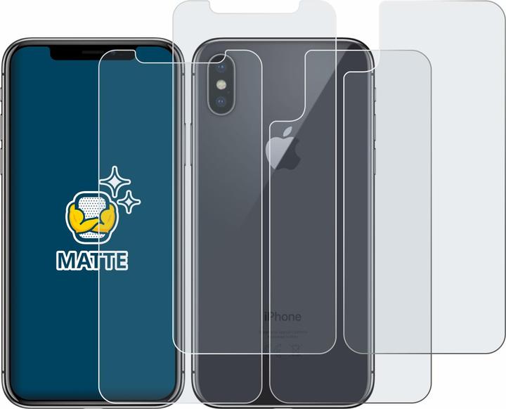 Actual product image BROTECT Anti-glare screen protector matt (2 Piece, Apple iPhone X)