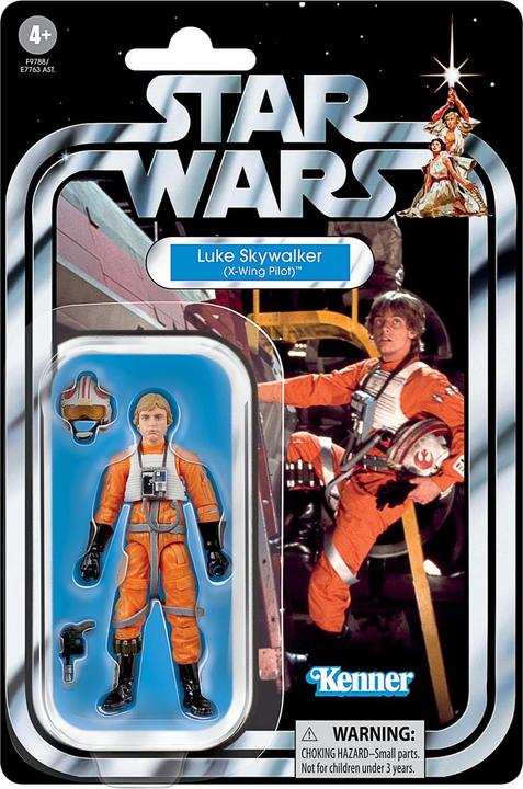 Actual product image Hasbro Star Wars Episode IV Vintage Collection figurine Luke Skywalker (X-Wing Pilot) 10 cm