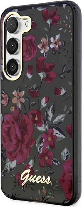 Image du produit Guess GUHCS23SHCFWSA S23 S911 vert/kaki hardcase Collection Flower (Samsung Galaxy S23)