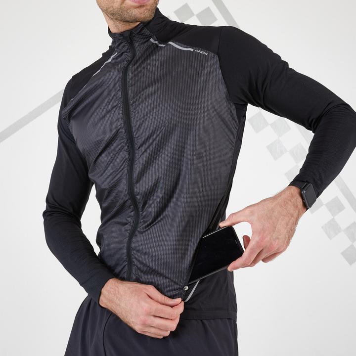 Immagine prodotto Kiprun Gilet da corsa Light da uomo, nero (XS)