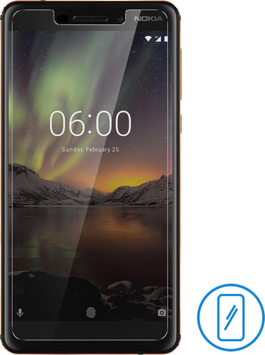 Produktbild Avizar Kristallklare Folie, Glas-Displayschutz (1 Stück, Nokia 6.1)