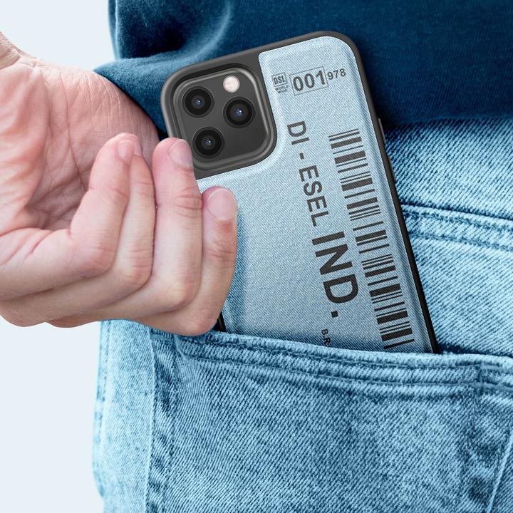 Immagine prodotto Diesel Caso modellato Denim (Apple iPhone 12, Realme 12 Pro+)