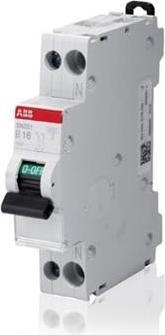 ABB SN201 Circuit breaker type C, 2-pole 6A DIN-rail mounting