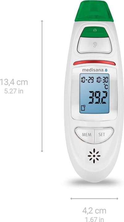 Immagine prodotto Medisana TM 750 (Auricolare, Fronte, Senza contatto)