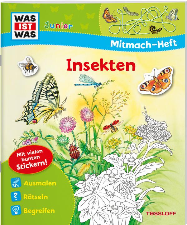 Produktbild Tessloff WAS IST WAS Junior Mitmach-Heft. Insekten (Deutsch, Tatjana Marti, 2020)