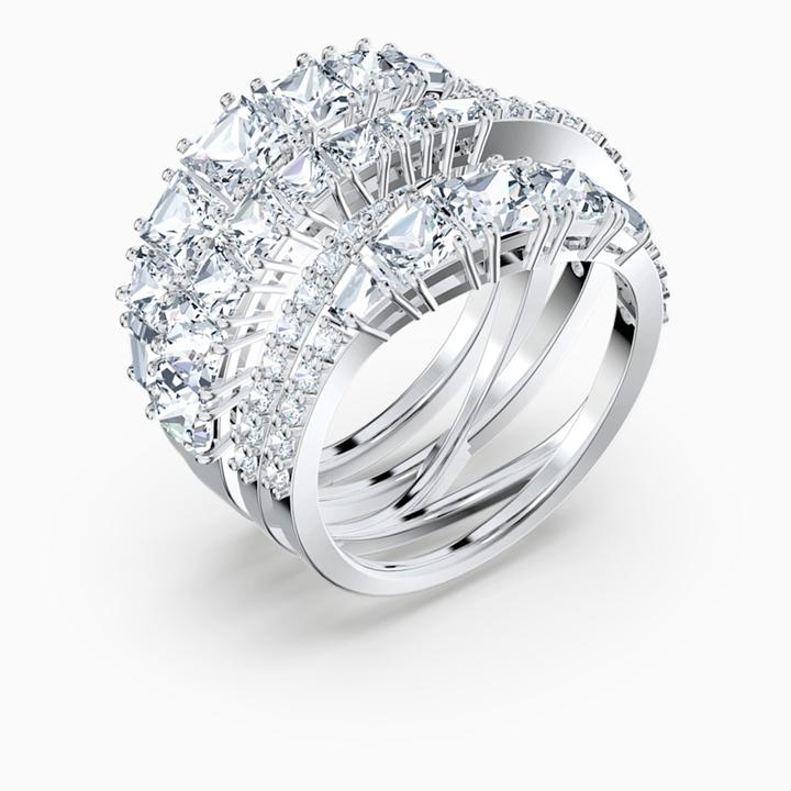 Actual product image Swarovski Twist Wrap Ring 55 (55)