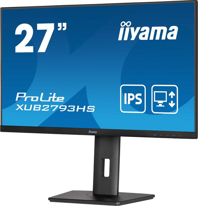 Produktbild iiyama ProLite XUB2793HS 27" 16:9 Full HD IPS Display schwarz (1920 x 1080 Pixel, 27")