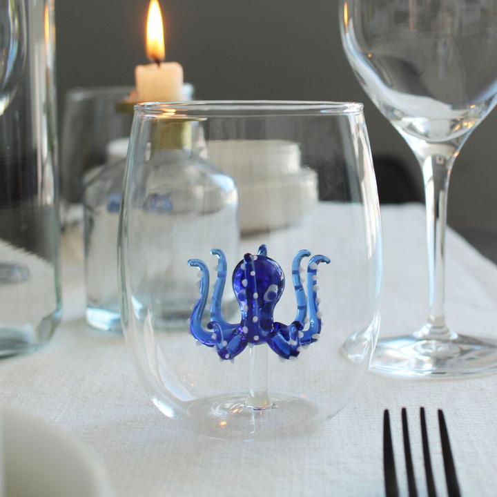 Winkee Verres à boire - Handmade Octopus (1 x)