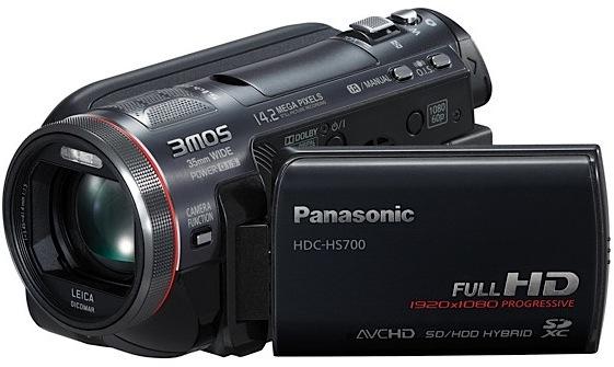 Actual product image Panasonic HDC-HS700-K, Full HD hard disc camcorder, 240GB