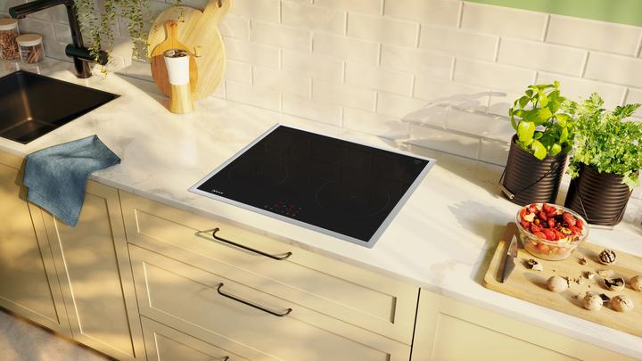 Actual product image Neff N 50, Induction hob, 60 cm, Black, With overlying frame, T56SBF1L0
