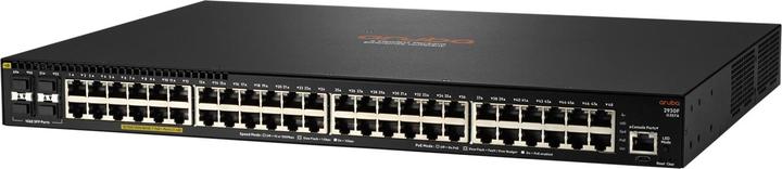 Image du produit HPE E Aruba 2930F Switch 4 ports SFP, PoE+ Layer 3, VSF Stacking, RIP Routing, Access OSP (48 ports)