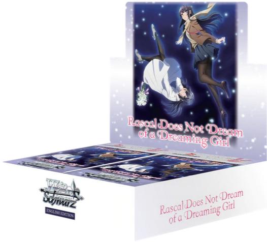 Bushiroad Rascal Does Not Dream of a Dreaming Girl Booster Display - White Black TCG - EN (English, Booster display)
