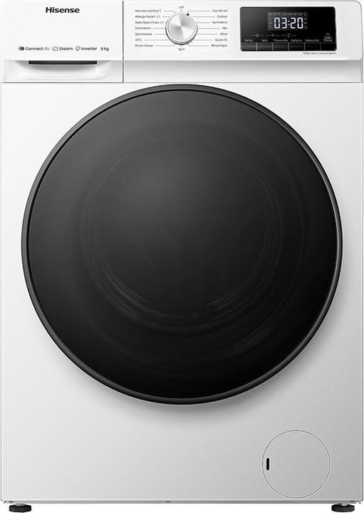 Actual product image Hisense WFQA8014EVJMW (8 kg, Left)