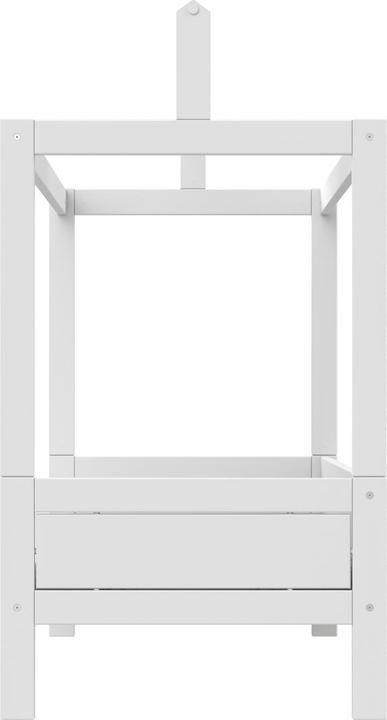 Produktbild Lifetime Kidsrooms Himmelbett mit Dachkonstruktion fuer Stoffdach und Deluxe Lattenrost (90 x 200 cm)