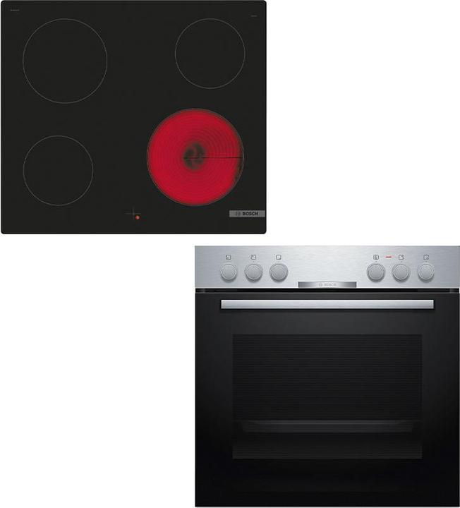 Actual product image Bosch Hausgeräte HEA510BS3 & NKE611GA2E Herdset 230V