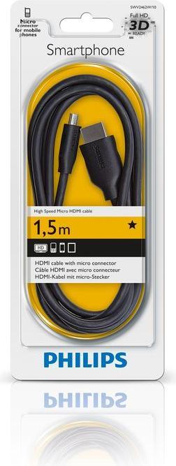 Produktbild Philips HDMI-Kabel SWV2462W/10 (0.32 m, HDMI)