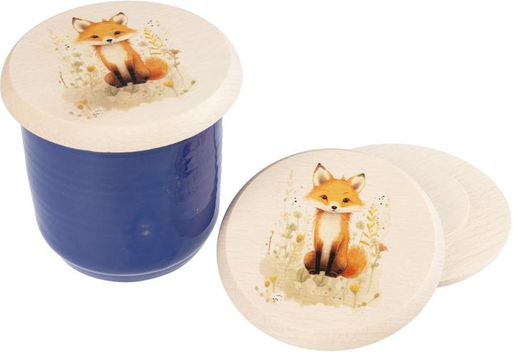 La Mia! Trinkglasabdeckung aus Buchenholz mit tollen Tiermotiven (Glasabdeckung)