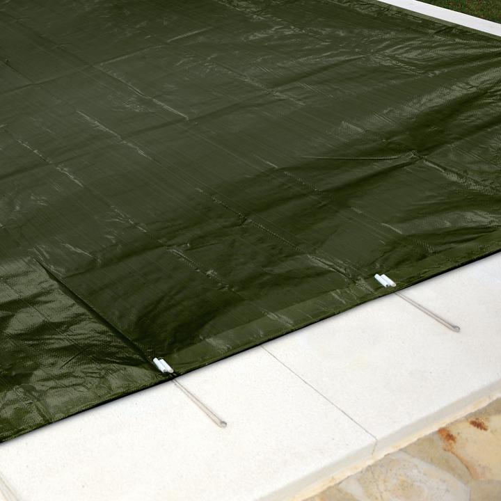 Produktbild Relaxdays Abdeckplane 200g/m² grün