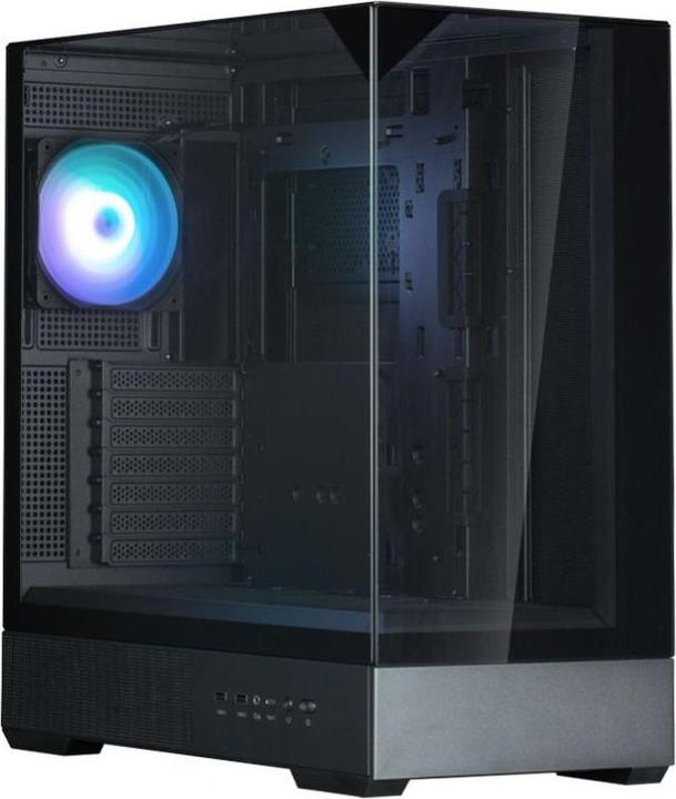 Actual product image Zalman Boitier Moyen Tour ATX P40 Prism RGB avec panneaux vitrés (Noir) (Mini-ITX, ATX)