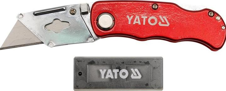 Immagine prodotto Yato Coltello multiuso per tappeti pieghevole con lama intercambiabile 150 mm (Taglierini)