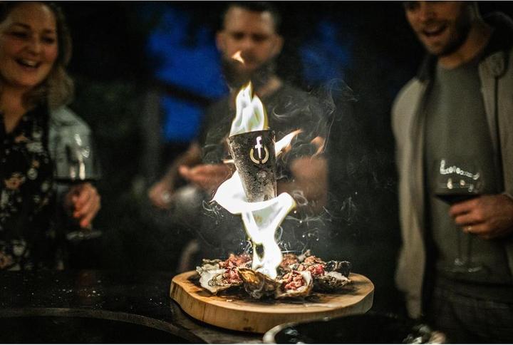 Actual product image Forged Flambadou silver
