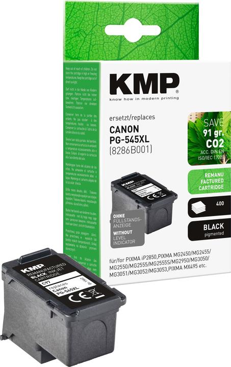 Actual product image KMP C97 ink cartridge compatible with Canon PG-545 XL (FC)