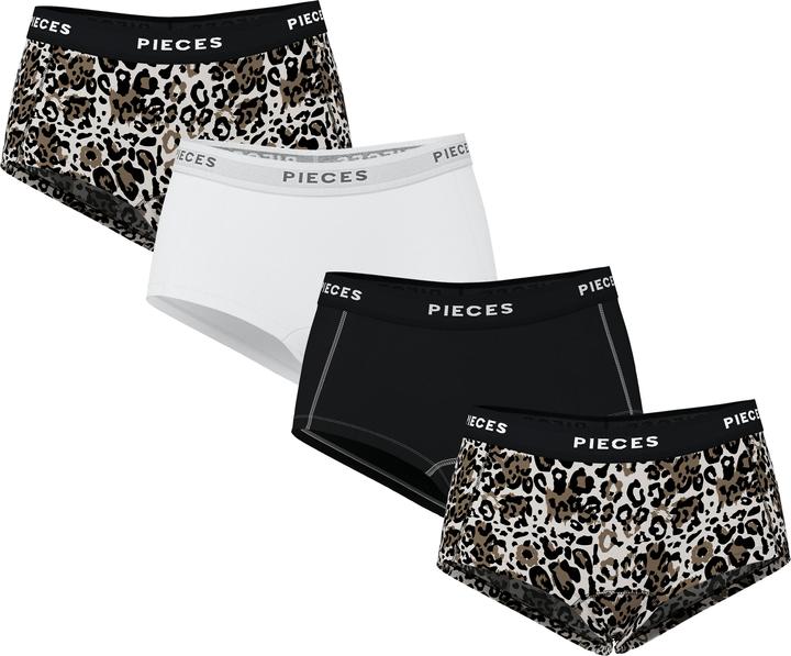Pieces Pclogo Lady 4 Pack Aop/Solid Noos Bc