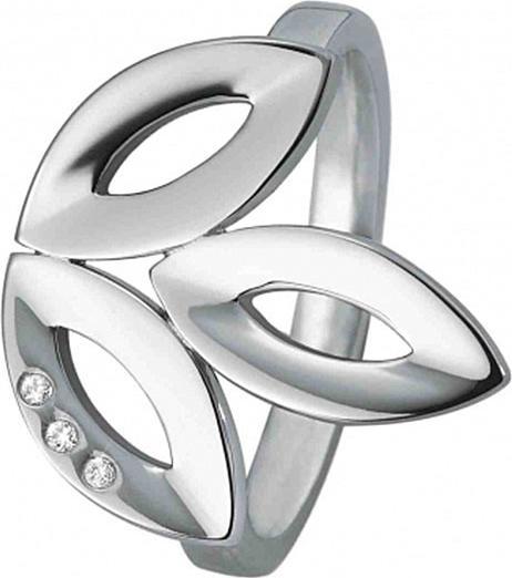 Produktbild Xen Ring Blüte mit 3 Brillanten 0,015 ct. poliert (53)