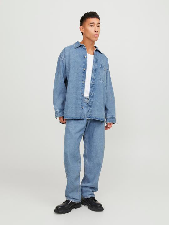 Produktbild Jack & Jones Wide Fit Jeanshemd Jeanshemd (XS)