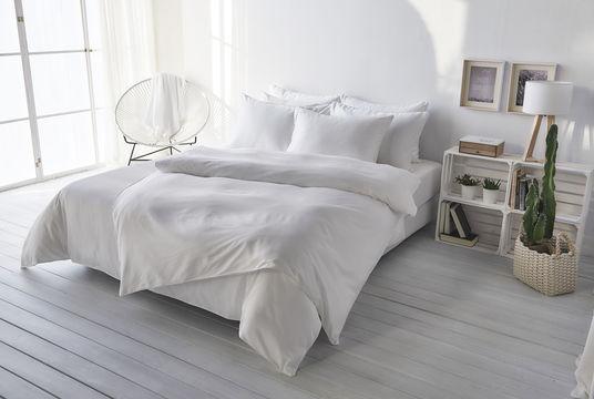 Actual product image Living Home Uni satin (Bedding set, 160 x 210 cm, 65 x 100 cm)