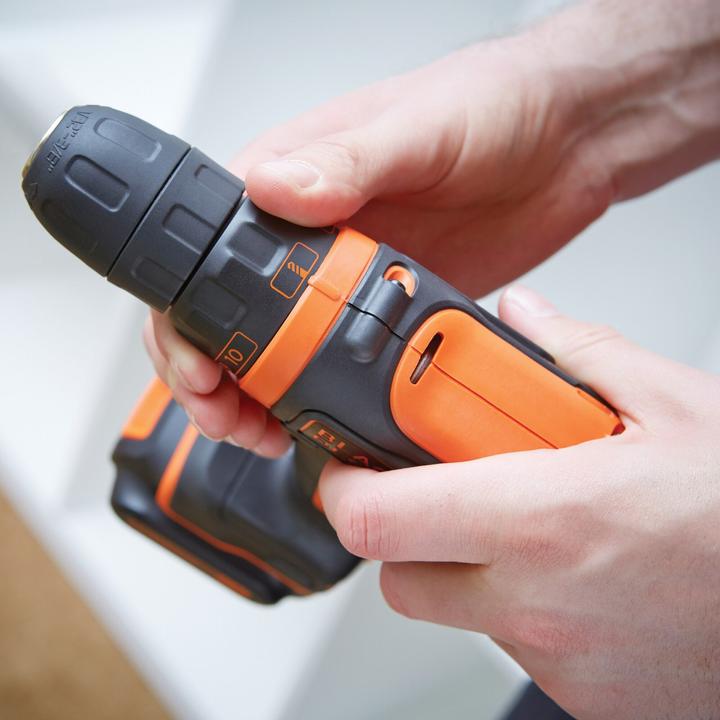 Immagine prodotto Black & Decker BDCDD12K Trapano avvitatore a batteria (Batteria ricaricabile)