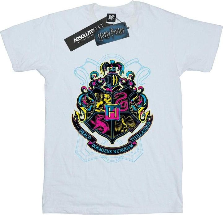 Image du produit - T-shirt NEON HOGWARTS CREST - Garçon (152, 158)