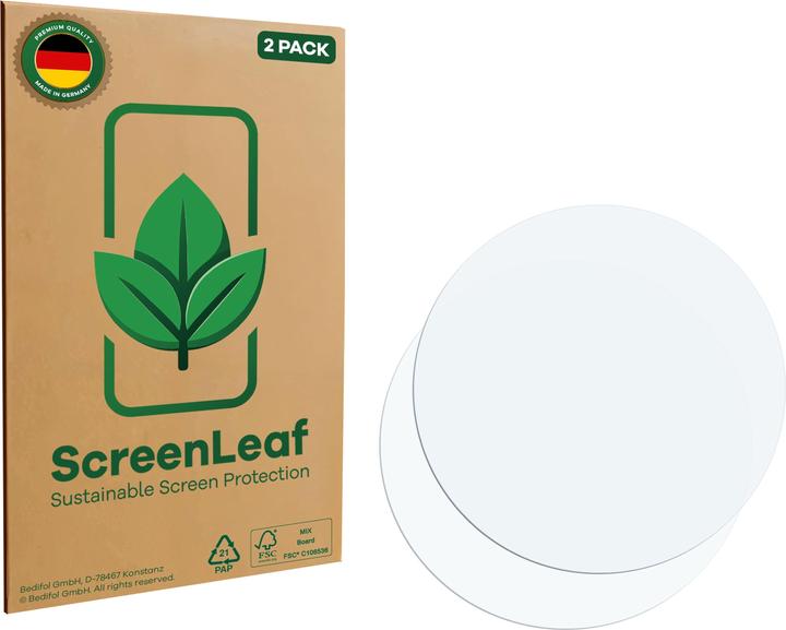 Produktbild ScreenLeaf Schutzfolie nachhaltiger Displayschutz Display Schutz Folie Klar Transparent