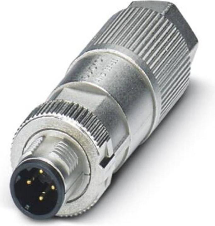 Produktbild Phoenix Contact Phoenix 1411068. Stecker: M12, Farbe des Produkts: Silber, Material: Zink. Gewicht: 39 g, Äußeres