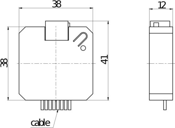 Actual product image BEG 93365 PBM-KNX-DX-4W