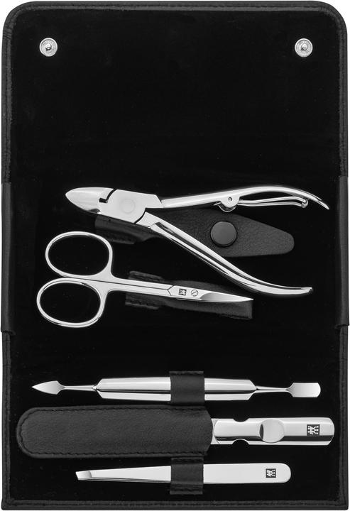 Produktbild Zwilling 97437-004-0 Classic Inox Etui aus Rindleder 5-teilig schwarz