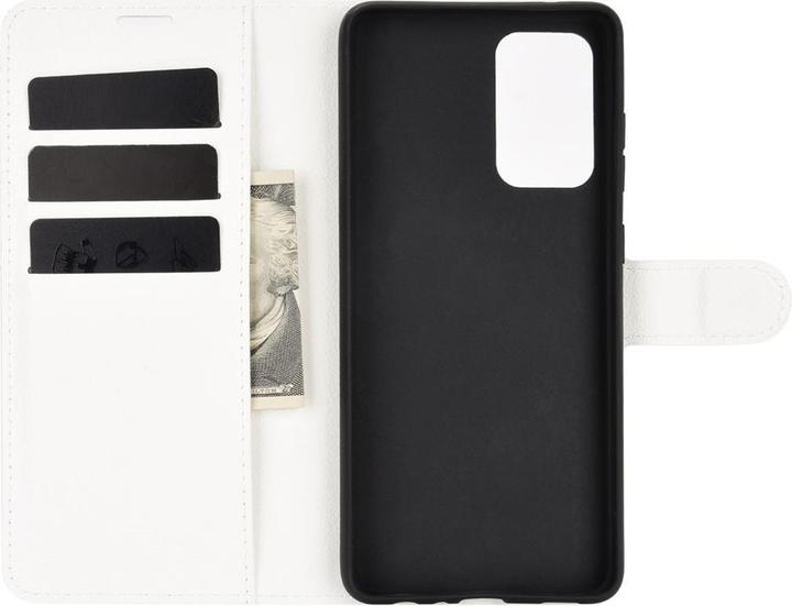 Actual product image Cover-Discount Galaxy A72 - leather case cover white