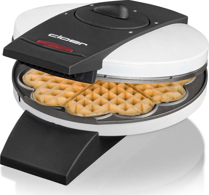 Actual product image Cloer Heart waffle iron