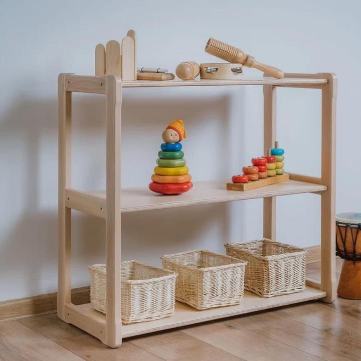 Actual product image Activity Board Set Waldorf Shelves, Children's Room, Waldorf Atmosphere - Natural Colour