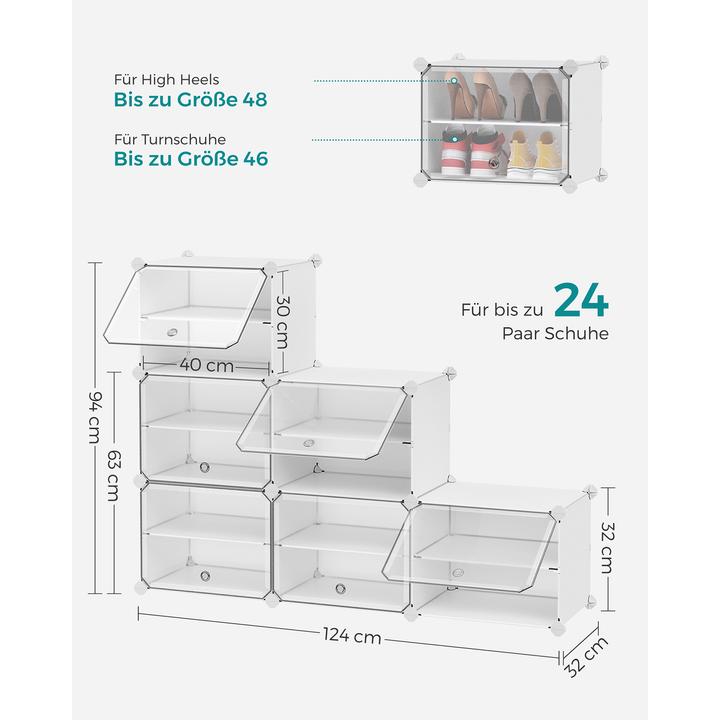 Immagine prodotto Songmics Sneak (82 x 32 x 92 cm)