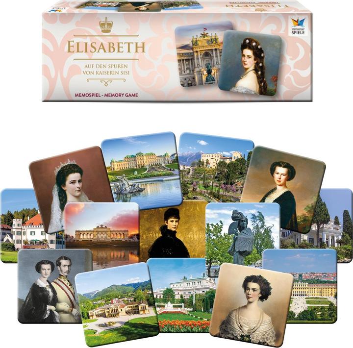 Image du produit Starnberger Spiele Jeu de mémoire Elisabeth (sur les traces de l'impératrice Sisi) (Allemand)