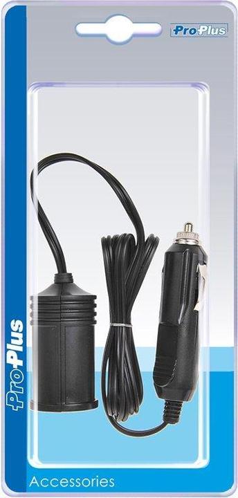 Immagine prodotto ProPlus Cavo di prolunga con caricatore USB doppio in blister