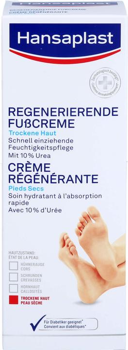 Produktbild Hansaplast Regenerierende Fusscreme mit 10% Urea Tb 100 ml (Fusscrème & Fussgel, 100 ml)