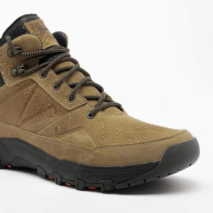 Produktbild Quechua Wanderschuhe Herren Leder wasserdicht - NH500 halbhoch beige (39)