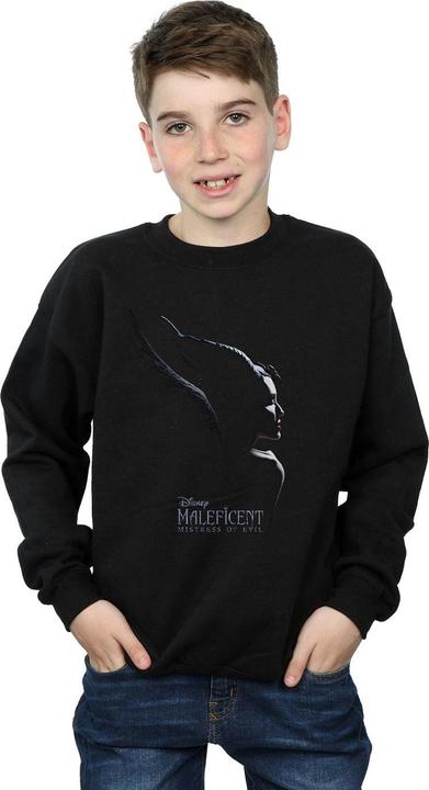Actual product image Disney Boys Maleficent Mistress Of Evil Poster Sweatshirt (140, 146)