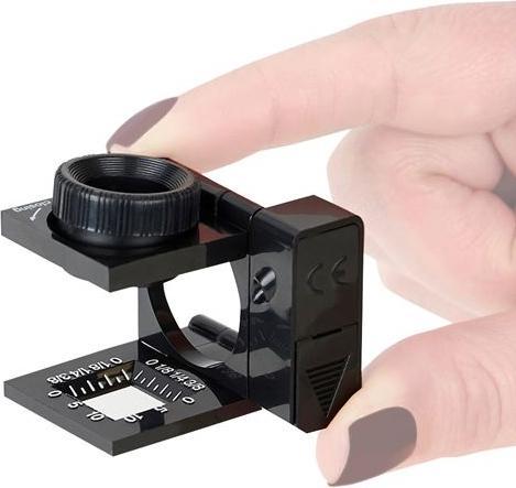 Produktbild Carson Fadenzähler Faltbar mit LED 11,5x15mm