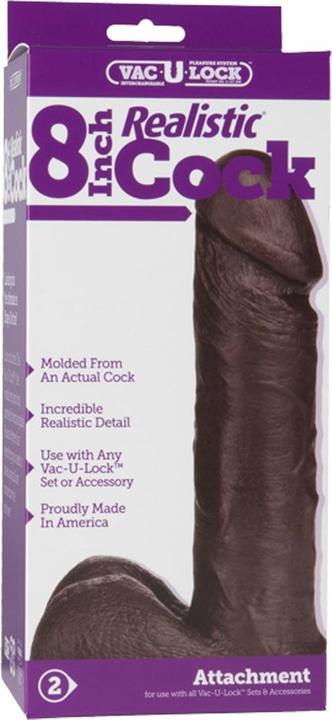 Actual product image Doc Johnson Vac-U-Lock Realistic Cock