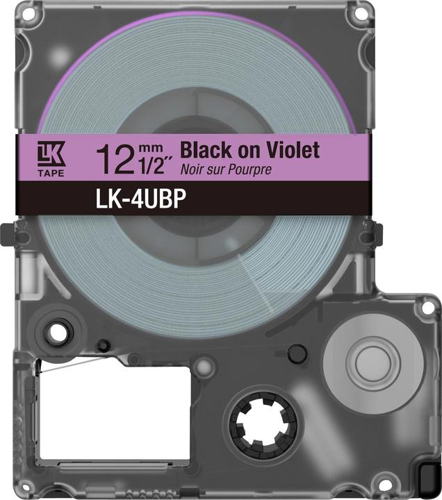 Produktbild Epson Purple/Black 12mm LK-4UBP (1.20 cm, Violett)