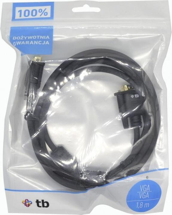 Produktbild Lenovo VGA-Kabel 15M-15M 1,8 m. Das schwarze Gold (AKXVGAMMG180B) (15 m, VGA)