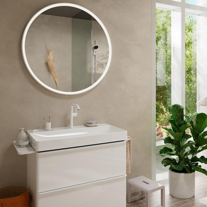 Actual product image hansgrohe Tecturis S single lever basin mixer 210 Fine CoolStart water saving+with swivel spout, pro
